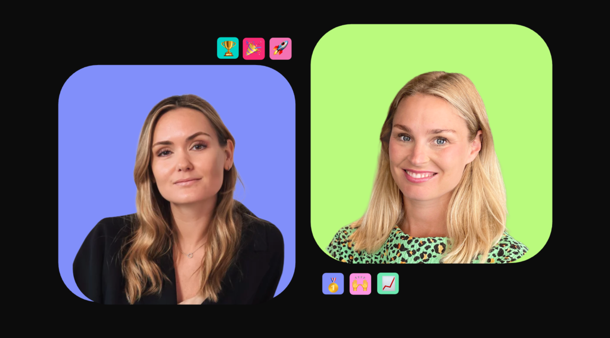 Ebba Lagercrantz CEO for Pändy with Sophie Hedestad CEO for Noxit