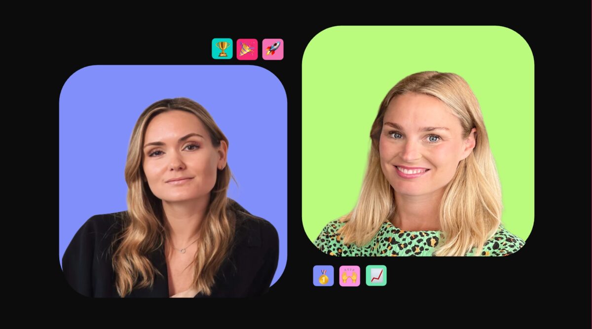 Ebba Lagercratz CEO for Pändy with Sophie Hedestad CEO for Noxit