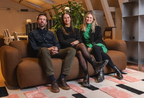 Robert Zetterqvist, Matilda Lundsten och Sophie Hedestad